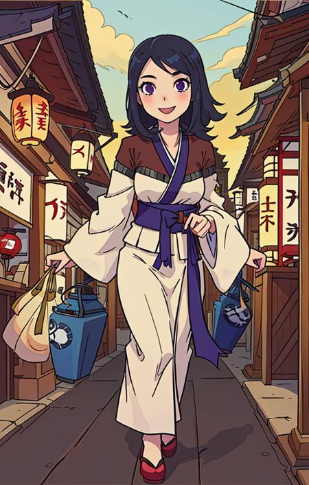51294-2683988099-anime illustration, best quality, scenic background, vanishing point, edo japan, shop stalls, rows of shops, lanterns, maya aman.png
